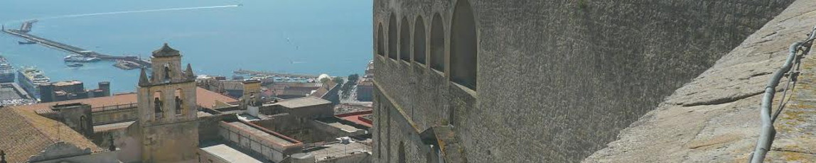 ''Napoli – una città dove il «piacere»</br> è attivamente coltivato''</br></br>Henry James</br></br></br></br>Panorama da Castel S. Elmo